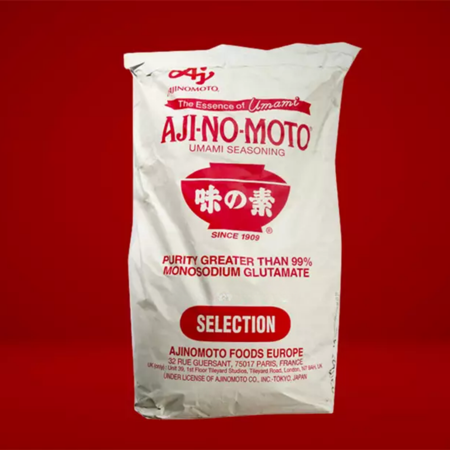 MSG Monosodium Glutamate (Aji-NoMoto) -(日本味之.素味精) - (44LB)