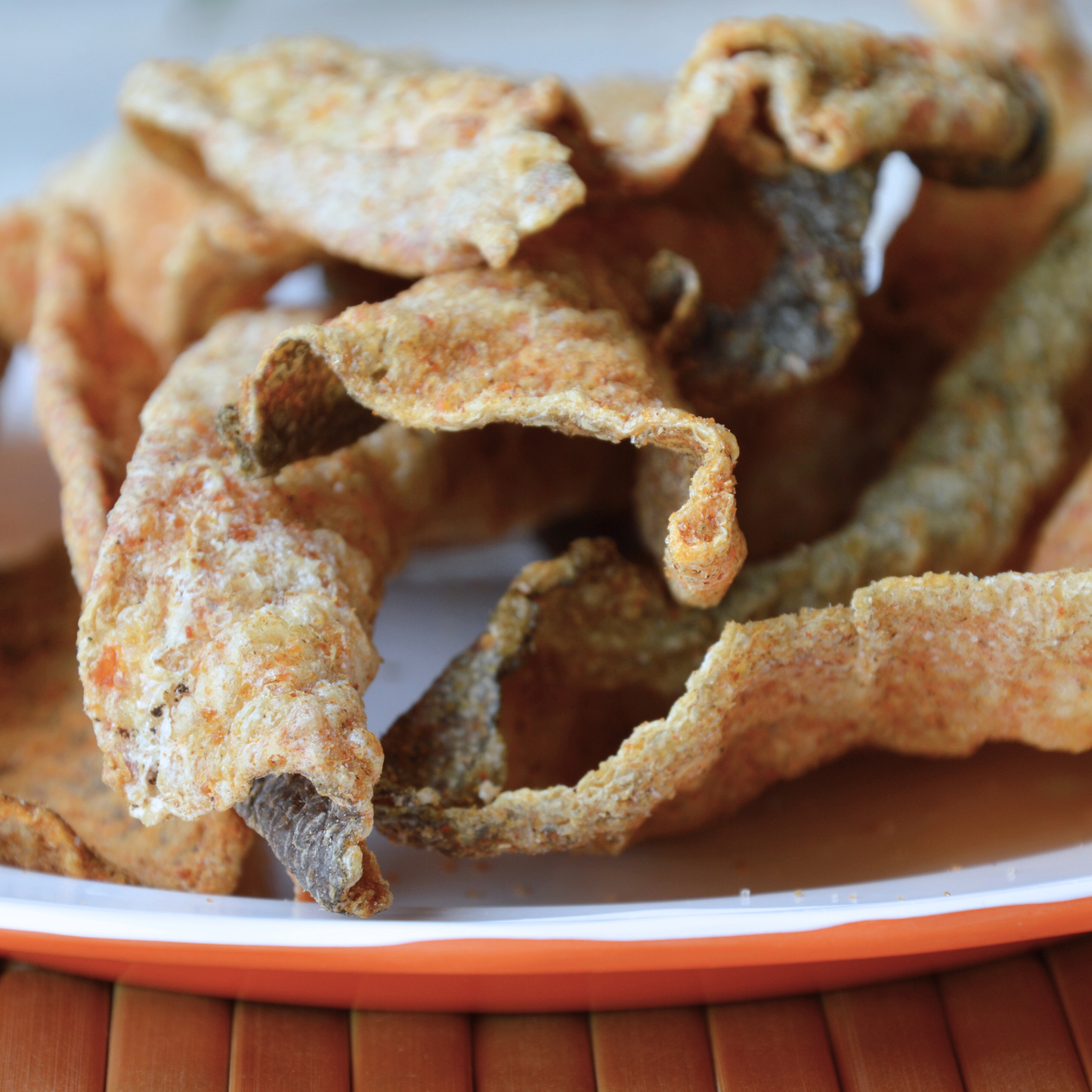 Fried Fish Skin (炸鱼皮) - (600g)x12