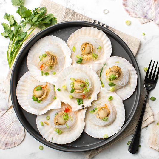 Cooked Garlic Scallop w/Vermicelli (蒜香粉丝扇贝) - (7oz)x12