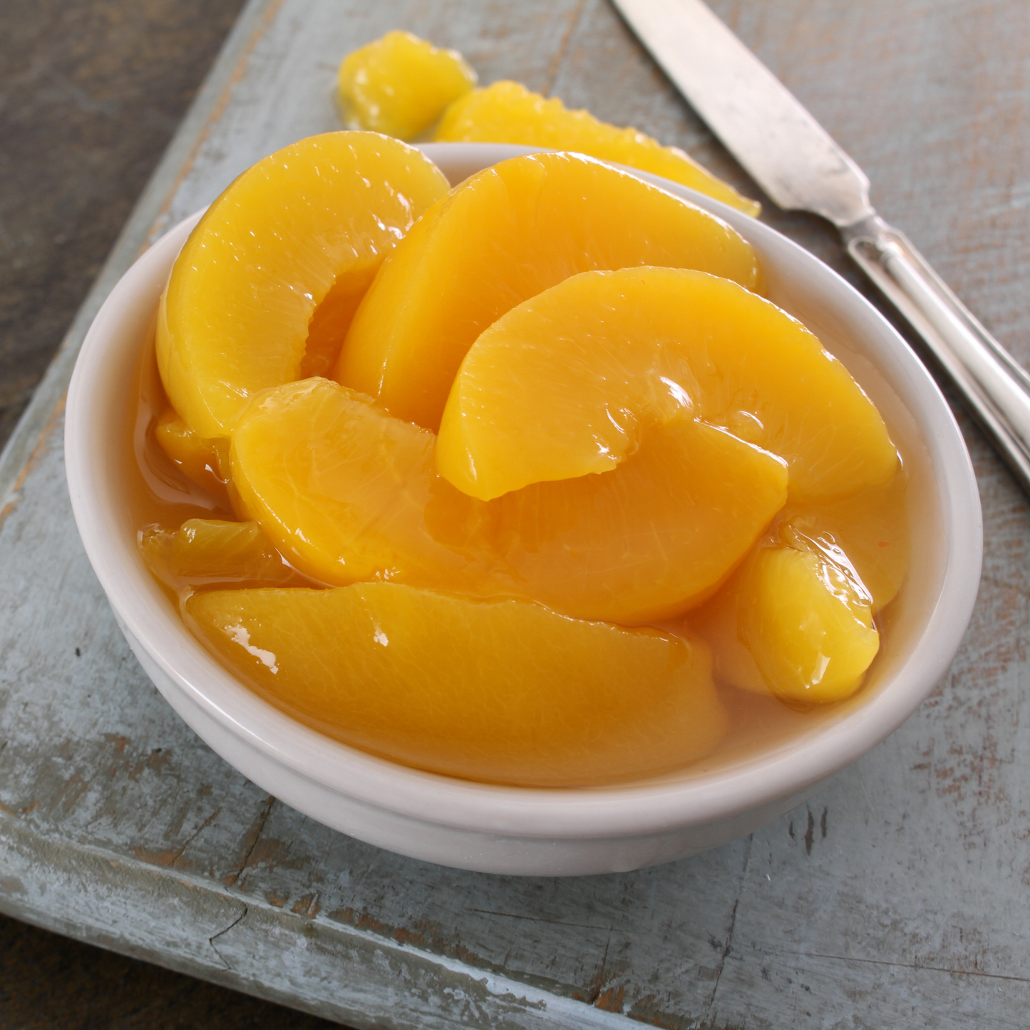 Yellow Peaches Sliced (糖水黄桃片) -(106oz)x6